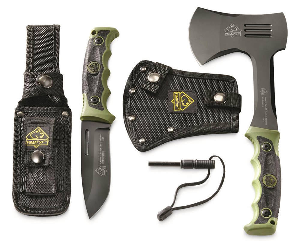 Puma XP Forever Knife & Hatchet Camping Combo
