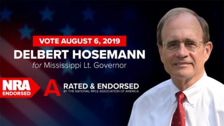 NRA-PVF Endorses Delbert Hosemann for Lieutenant Governor of Mississippi