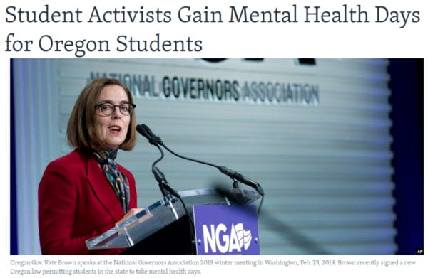 Oregon Mental Health Days