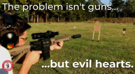 Problem with Gun Control Evil Hearts