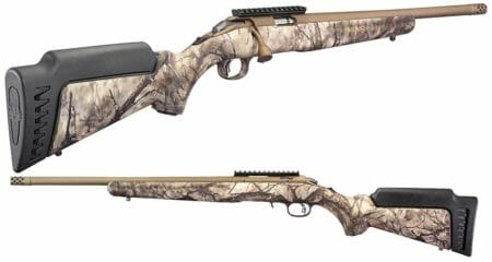 Ruger American Rimfire with Go Wild Camo I-M Brush Stock