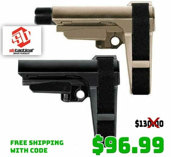 SBA3 Pistol Stabilizing Brace 5-Position Brownells Deal