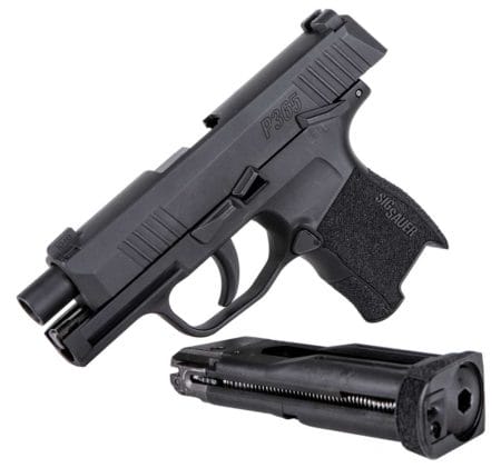 SIG SAUER P365 BB Pistol Locked back with magazine