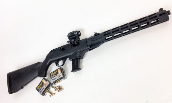 Ruger PC Carbine has an adjustable stock to fit shooters of different statures. Recoil is also exceptionally low.