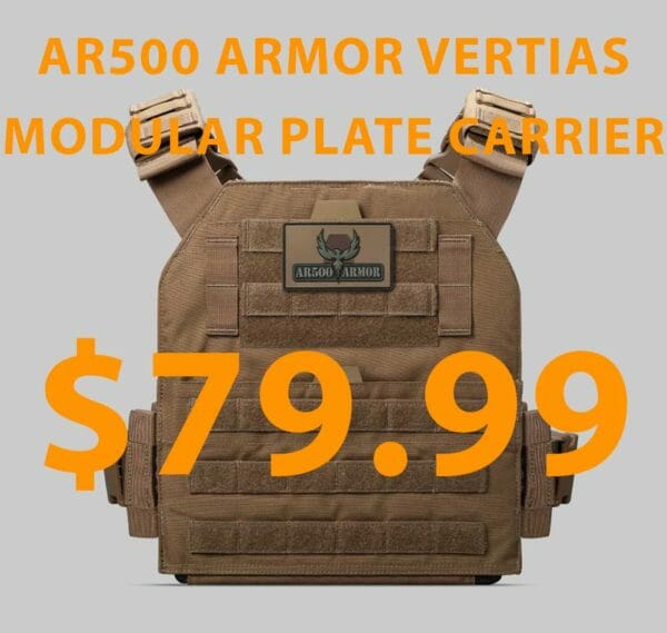 AR500 Armor Veritas Modular Plate Carrier $79.99