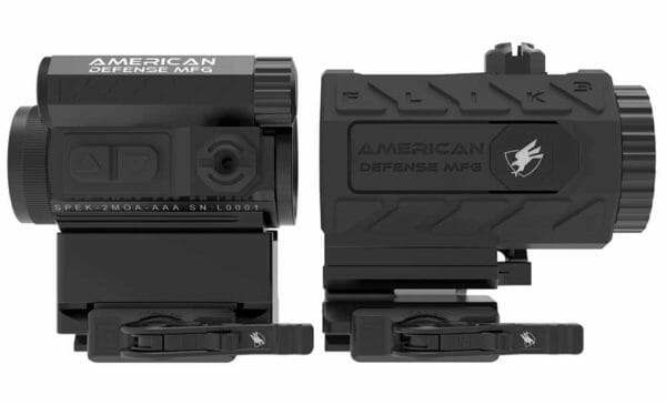 American Defense Mfg. Flik3 & Flik5 Magnifiers & Spek Red Dot American Defense Mfg. Flik3 & Flik5 Magnifiers & Spek Red Dot