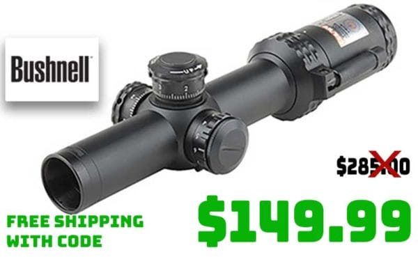 Bushnell AR Optics 1-4X24Mm Scope FFP Illuminated Reticle Deal