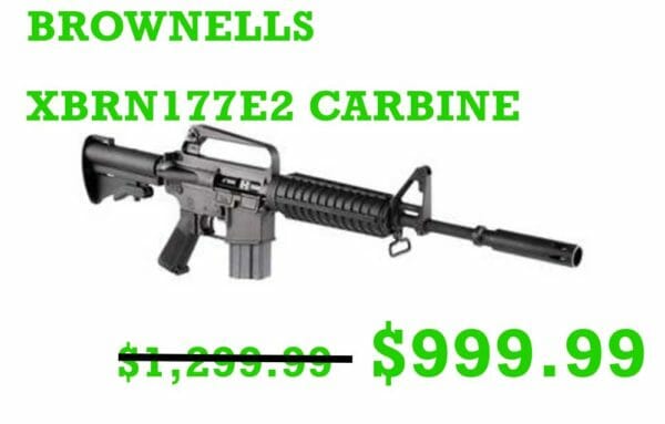 Daily Gun Deal: Brownells XBRN177E2 Carbine Retro AR15 $999.99