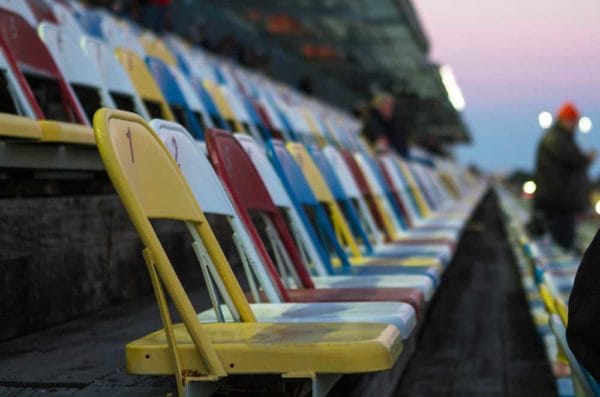 Empty Seats at Daytona International Speedway NASCAR iStock-474948118