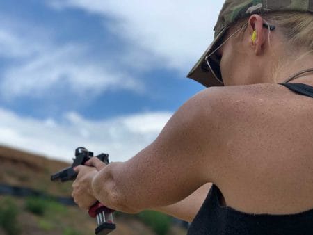 Female Woman Sport Shooter 3-Gun Nation PR