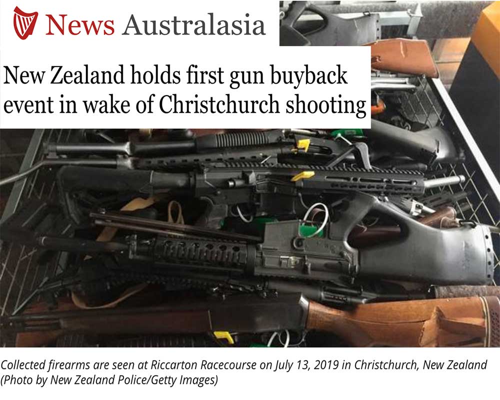 Where are the Pictures of Confiscated/Turned in Guns in New Zealand?