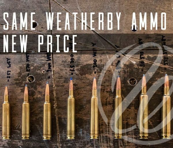 Weatherby Implements Price Reduction on Weatherby Select Plus Ammunition