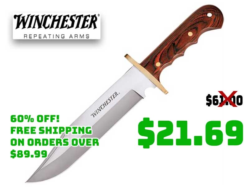 Winchester G1206 Large Bowie Fixed Blade Knife Deal
