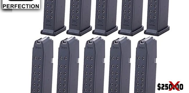 10 Pack of GLOCK 17/34/19 Magazines Deal
