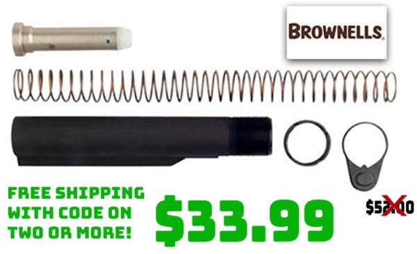 Brownells AR15 M16 Mil-Spec Buffer Tube Assembly Deal