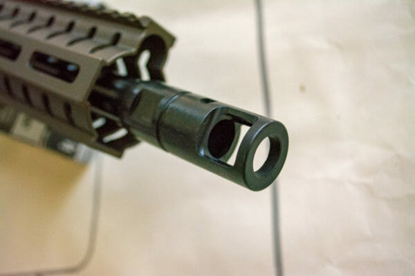 The Banshee Mk10 comes with an effective muzzle brake.