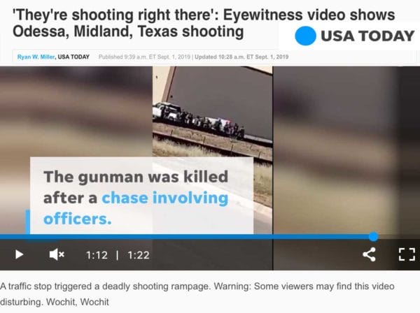 Media Exploiting Odessa Shooting Before Facts Known