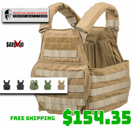 Spartan Armor Systems Swimmers Cut BCS Plate Carrier Deal