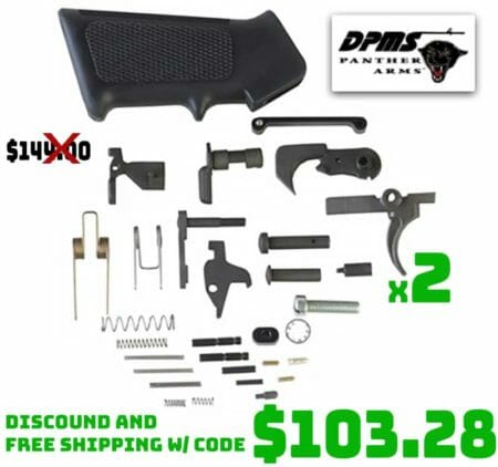 Two DPMS AR15 Complete Lower Parts Kits Deal