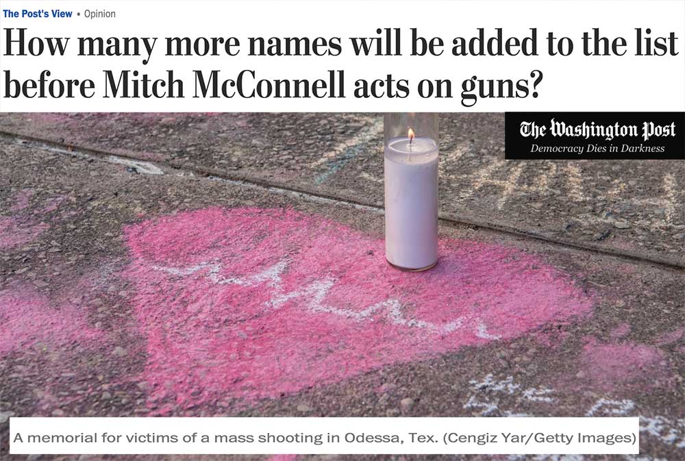 WaPoâ€™s Desperate â€˜Do Somethingâ€™ Demand Inadvertently Shows Futility of 'Gun Control'