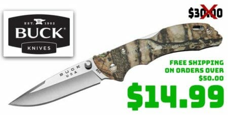 Buck Knives 284 Bantam Mossy Oak Folding Knife Deal