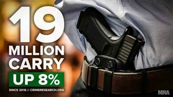 Number of Concealed Carry Permit Holders Increased Again