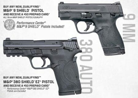 Smith & Wesson Announces $50 Rebate on M&P Shield Pistols Cropped