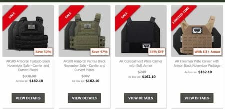 AR500 Armor Plate Carrier $162.12 GIVETHANKS Package Sale