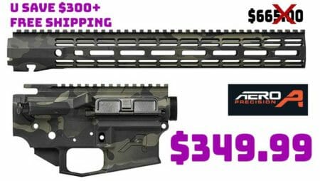 Aero Percision M4E1 Builder Set in Black Multicam Hydrodip Deal 2