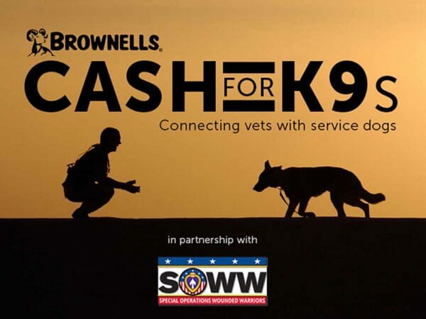 Brownells Partners with SOWW to Connect Vets with Service Dogs