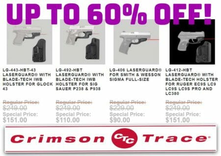 Crimson Trace LASERGUARD Models Deal