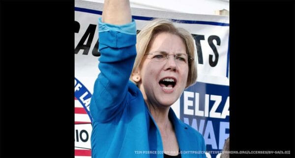 Elizabeth Warren Image by Tim Pierce [CC BY-SA 3.0 (https://creativecommons.org/licenses/by-sa/3.0)]