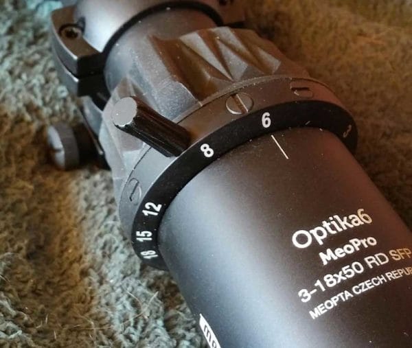 Meopta Optika6 Riflescope Magnification & Zoom Control