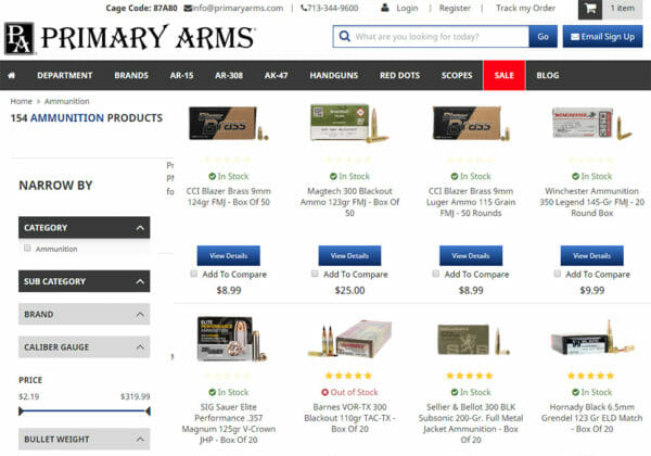 Primary Arms, More Ammo Deals