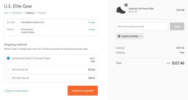 Salomon XA Forces Mid Tactical Hiker Boot Deal Cart Check