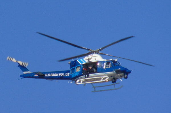 The helicopter flying at the Second Amendment rally on 2-11-2019 at the Capitol in D.C., was there to surveil the crowd with aerial photography. 