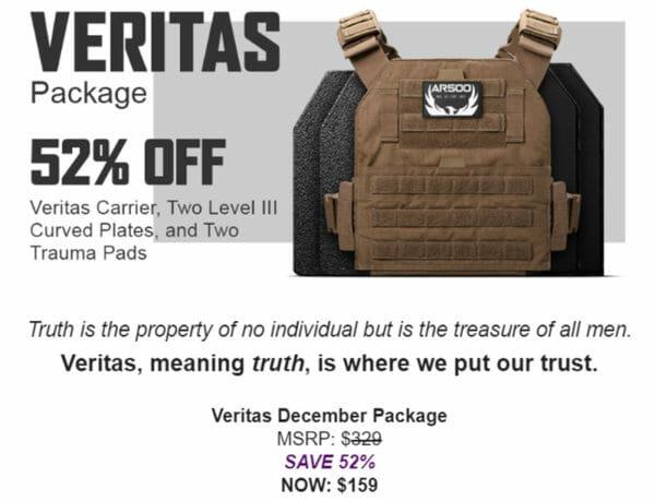 AR500 Veritas Body Armor Package