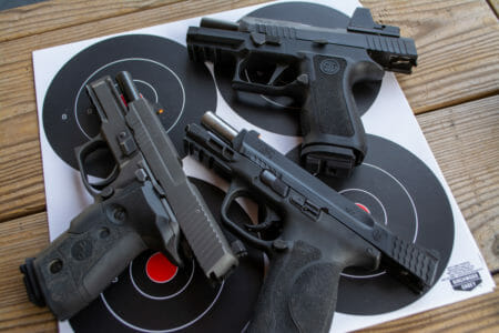 What type of sights should you put on our handgun?