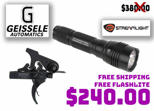 Geissele SSA 2 Stage Trigger, FREE Streamlight ProTac HL X Flashlight Deal