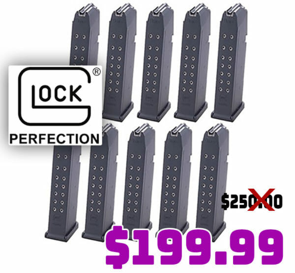 Glock 19 17 34 FACTORY 9mm Mags 10-Packs Deal