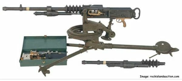 Hotchkiss 1914 Machine gun 8 mm lebel