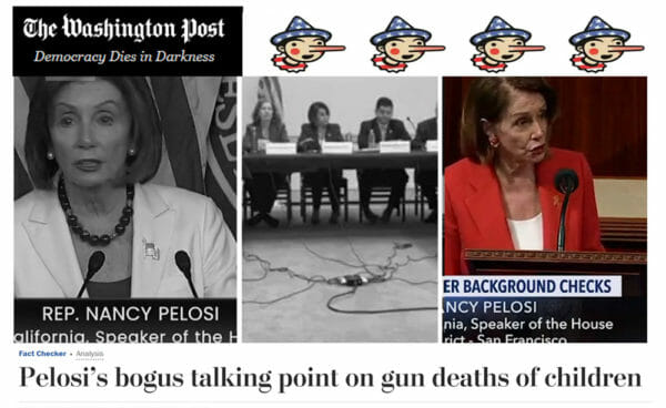 Pelosi’s bogus talking point on gun deaths of children. Image Washington Post Article