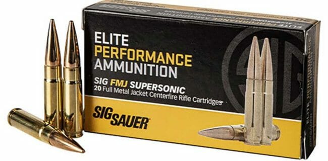 SIG SAUER Introduces 300BLK FMJ Rifle Ammunition