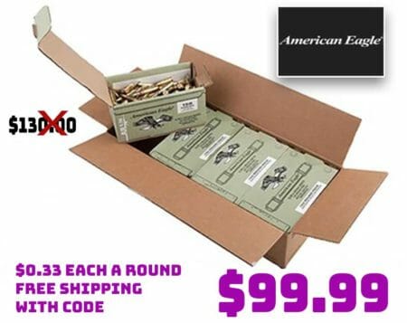 300rnds American Eagle Ammo 5.56X45mm XM855 Deal