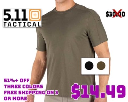 5.11 Tactical Delta Short Sleeve Crew Top Deal