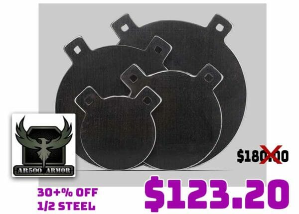 AR500 Armor Steel Targets 4 Piece Bundle Deal