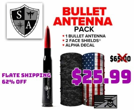 Alpha Defense Bullet Antenna Pack Deal