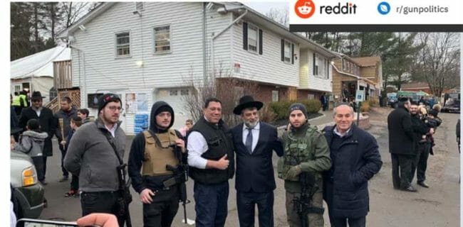 Members Of The Jewish Community In New York Open Carrying