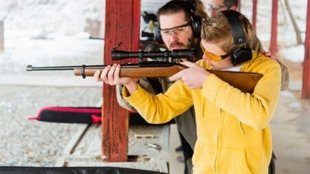 Shooting Gun Range New Shooter Instructor First Shots iStock-NRA-ILA