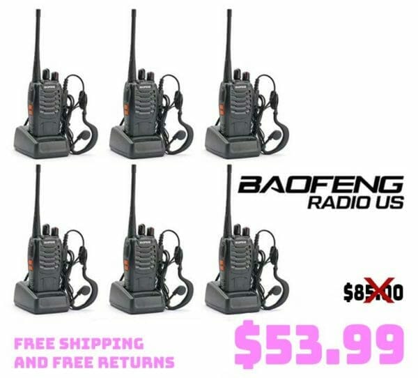 BaoFeng BF-888S Two Way Ham Radio Six (6) Pack Deal Update